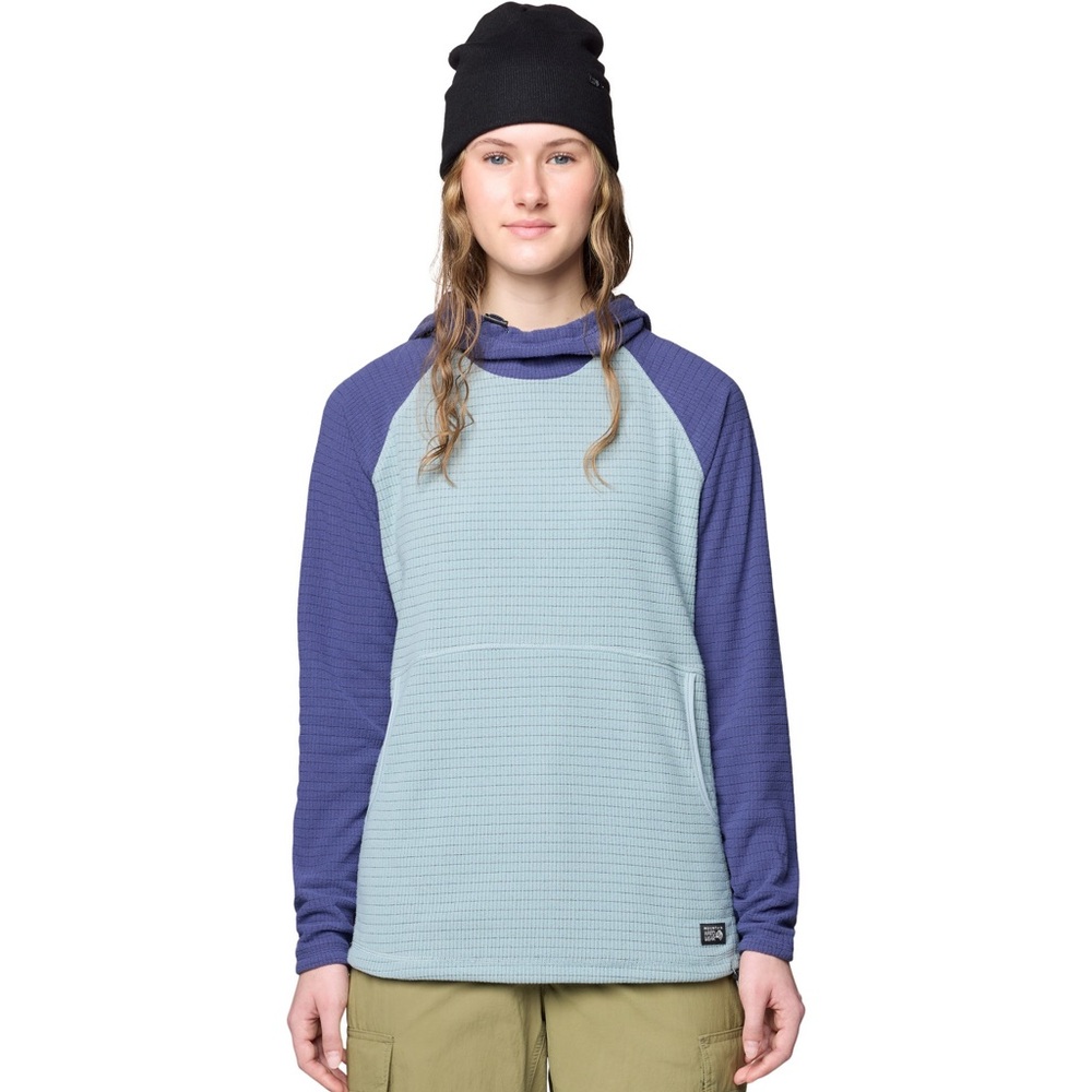 NWT Women’s Mountain Hardwear Summit Grid Tunic Hoodie - purple & green (Small)